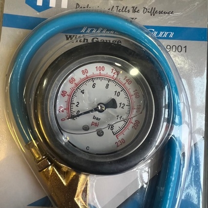 Analogni mjerač tlaka u gumama, raspon 0-220 PSI, alat za popravak automobila