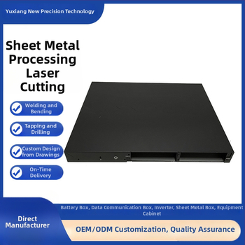 Lāmu tēraudzēta elektronikas korpuss | Materiāli: nerūsējošais tērauds, alumīnija sakausējums, vara, cinka sakausējums, molibdens; Biezums: 0,5–20 mm; Apstrāde: lāzera griešana, presēšana, locīšana, CNC urbšana; Pārklājuma apdare: matēts, pulēts, anodēšana