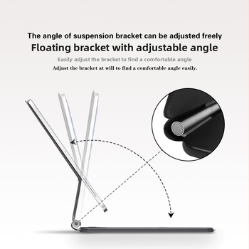 Bluetoothi traadita klaviatuur Samsung Tab 11-toll / 12,4-toll, Yongxiangtai brändilt; ühildu Galaxy Tab S7/S8/S9; kaal 565 g; OEM/privaatse märgi valik.