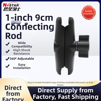 Auto držiak na telefón/tablet so 9 cm predĺženým ramenom a 1 palcovou univerzálnou reguláciou; Mercy Knight, model NPHA-9CM ARM; kompatibilné s iPhone, iPad a iPod.