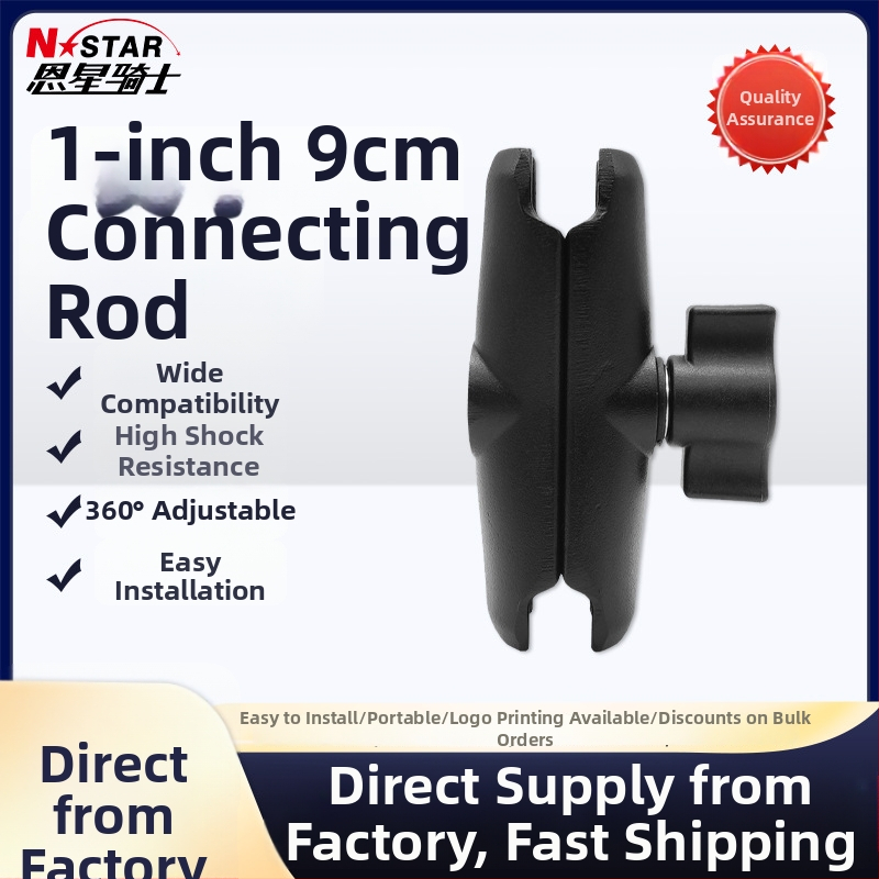 Auto držiak na telefón/tablet so 9 cm predĺženým ramenom a 1 palcovou univerzálnou reguláciou; Mercy Knight, model NPHA-9CM ARM; kompatibilné s iPhone, iPad a iPod.