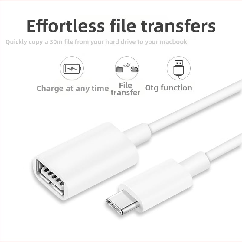 Type-C OTG USB 3.0 adapter Apple eszközökhöz – USB flash meghajtó, billentyűzet és játékkontroller támogatás