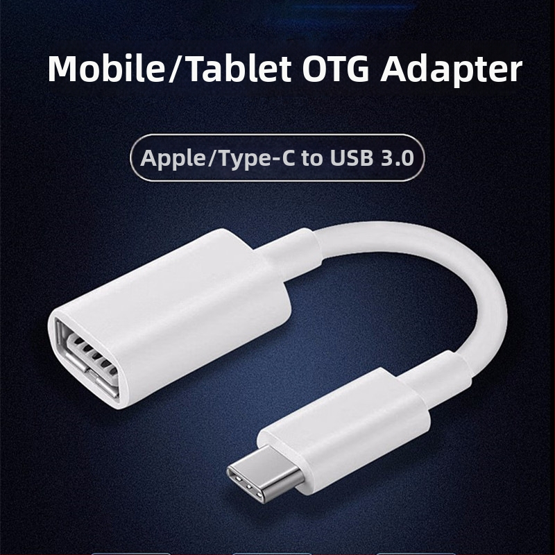 Type-C OTG USB 3.0 adaptér pre Apple zariadenia – podpora USB flash disku, klávesnice a herného ovládača