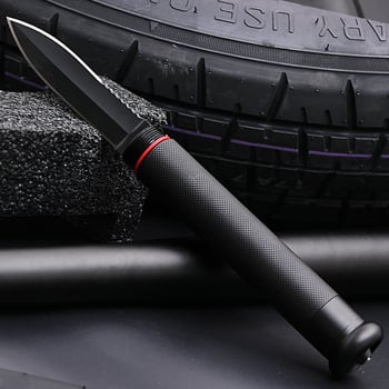 Φακός LED επαναφορτιζόμενος με δέσμη T6, πολυλειτουργικό αυτοκινητικό χτύπημα ασφαλείας με ακίδα αυτοάμυνας, σώμα από κράμα αλουμινίου, φόρτιση USB, χωρητικότητα 5000mAh, εμβέλεια >500 m