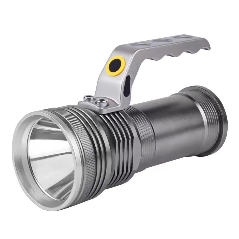 LED baterijska svjetiljka, ručni pogon, domet 200-500 m, baterija 6800mAh, snaga 5W