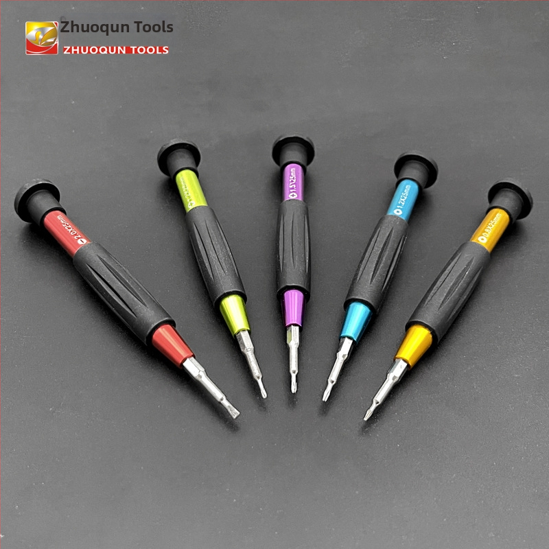 5-в-1 комплект отвертки за телефони, компютри, таблети, часовници и очила – магнитни, 45# стомана, 5 бр.