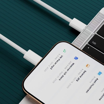 USB-C kabel za brzo punjenje i prijenos podataka, pletena konstrukcija, 100W/6A PD, USB-C sučelje