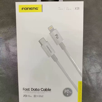 Bee energy PD kabel za brzo punjenje i prijenos podataka s Lightning i USB-C, duljine 1–2 m, 60W PD, za iPhone, iPad i MacBook