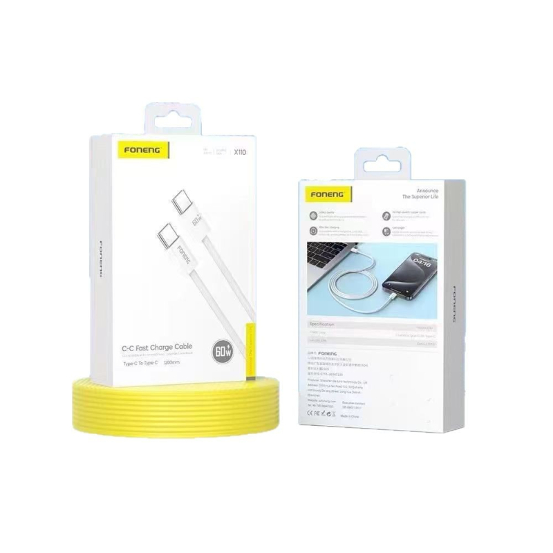 Bee energy PD kabel za brzo punjenje i prijenos podataka s Lightning i USB-C, duljine 1–2 m, 60W PD, za iPhone, iPad i MacBook