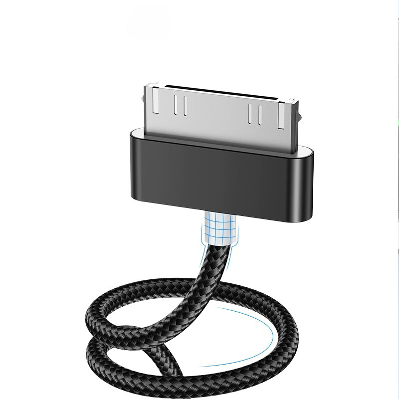 Apple 4 Data kabel, najlonski pleteni, brzo punjenje, maksimalno 2W, kabel s jednim konektorom