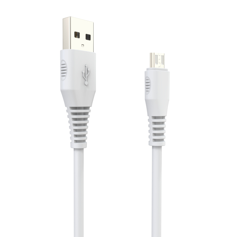 Lightning na Micro-USB kabel za punjenje, 30W brzo punjenje, duljina 1–2 m, bijela, za prijenosna računala i tablete