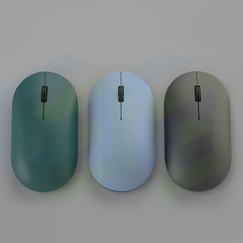 Bežična USB miš, 2.4G bežična veza, 2400 DPI, 2 tipke, tiha i ergonomska