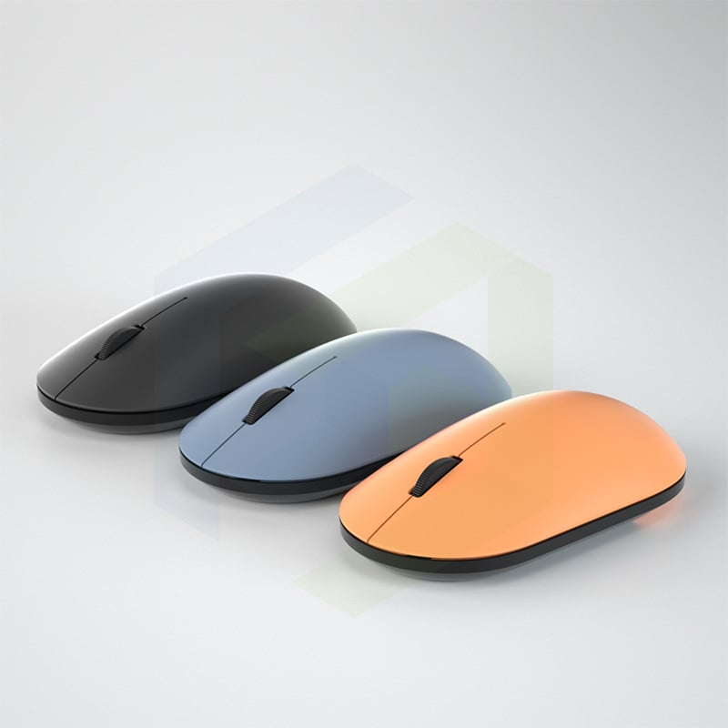 Bežična USB miš, 2.4G bežična veza, 2400 DPI, 2 tipke, tiha i ergonomska