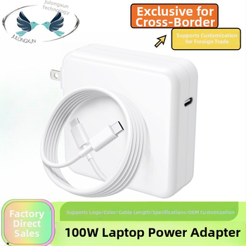 GaN USB-C зарядно 100W PD за MacBook и лаптопи, изход 20V/5A, вход 100–245V