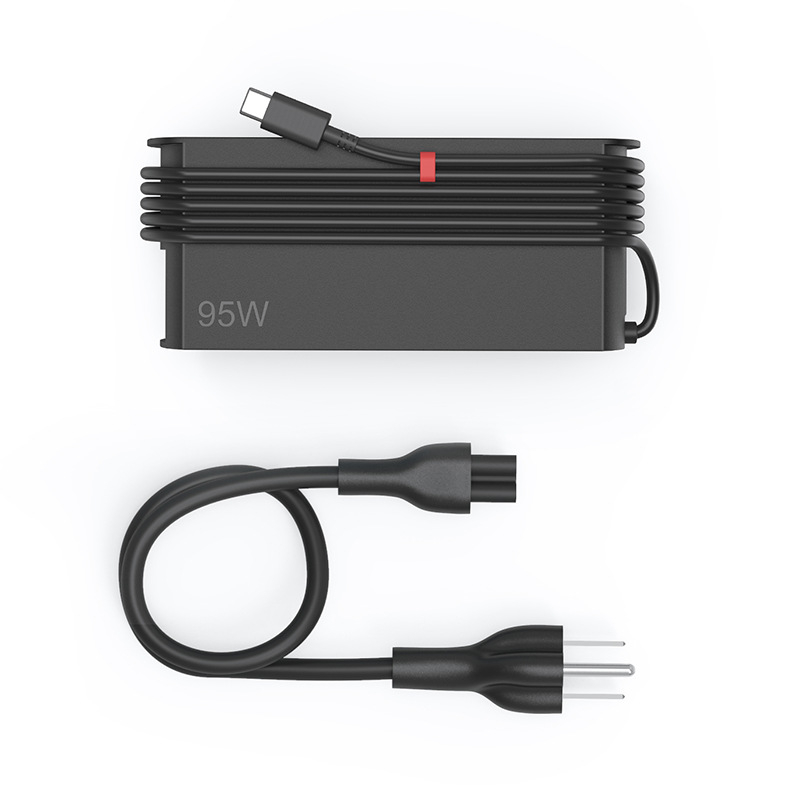 VERCOM A1762 USB-C 95W зарядно за лаптопи Lenovo, 20V/4.75A, вход 100-240V