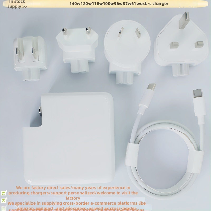 100W USB-C зарядно за Apple MacBook и USB-C лаптопи — изход 5V/9V/12V/15V/18V/20V, вход 100–240V, 5A
