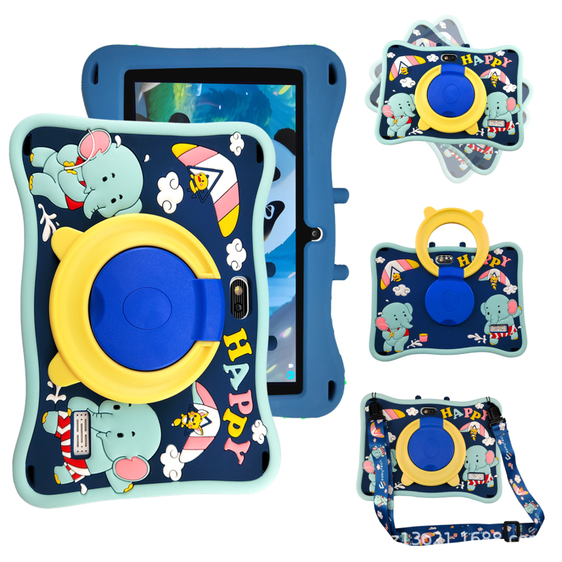 Bērnu Android planšetdators MTK četrkodolu 1.5GHz, 16GB flash atmiņa, IPS displejs, dubultkamera