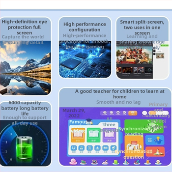 Izglītojošs Android planšetdators ar sinhronizāciju ar mācību grāmatām, MTK astoņkodolu 1,5 GHz procesors, 64 GB atmiņa, IPS ekrāns, HDMI izeja