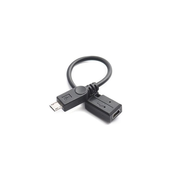 OTG adapter Micro USB-ről Mini USB-re, szilikon adatkábel Android telefonokhoz és táblagépekhez, egyfejű, rugalmas, csatlakozás billentyzettel