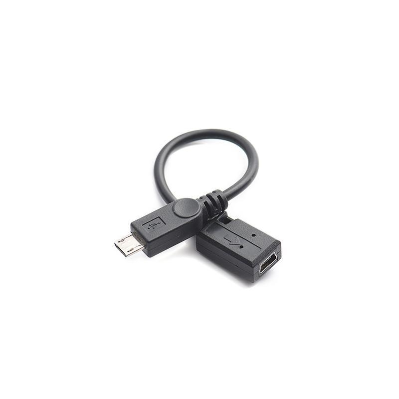 OTG adapter Micro USB-ről Mini USB-re, szilikon adatkábel Android telefonokhoz és táblagépekhez, egyfejű, rugalmas, csatlakozás billentyzettel