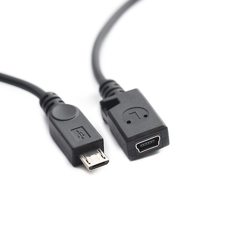 OTG adapter Micro USB-ről Mini USB-re, szilikon adatkábel Android telefonokhoz és táblagépekhez, egyfejű, rugalmas, csatlakozás billentyzettel