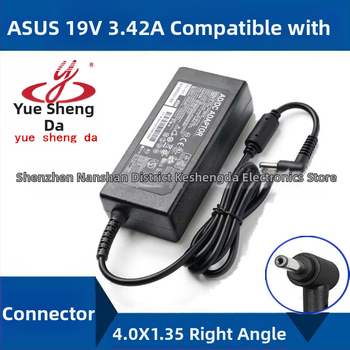 Адаптер за зарядно за лаптоп Asus U305F, 19V 3.42A, конектор 4.0×1.35mm