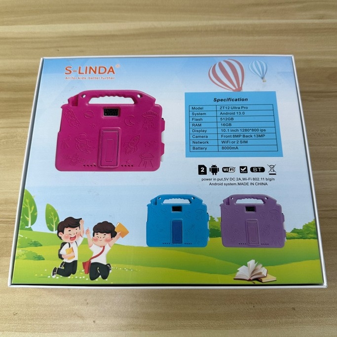 Gestard izklaides planšetdators ar 4G SIM zvaniem, 1,5 GHz divkodolu procesors, 500 GB flash atmiņa, GPS navigācija