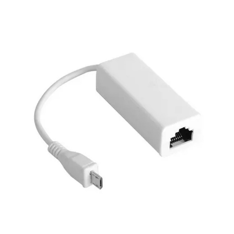 Android tabletához USB Ethernet adapter (micro USB) – 10/100 Mbps Fast Ethernet