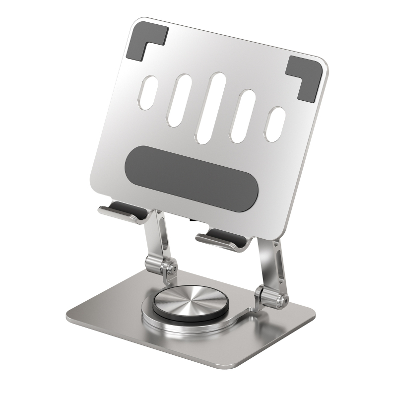Скоба за таблети и телефони – алуминиева сплав, въртене 360°, настолен държач ADW-053