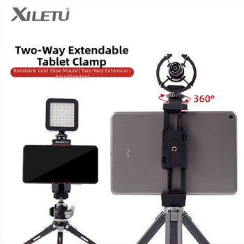Xiletu XJ-17 tabletta- és telefontripod állvány – Élő közvetítéshez és online tanuláshoz – kompatibil iPad/iPhone/iPod touch-hoz – OEM gyártás – Országos garancia