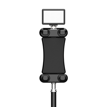 Tabletátartó forgó, vízszintes és függőleges klipekkel, dupla hosszabbító lemez, állványhoz szerelhető (GS-693B)