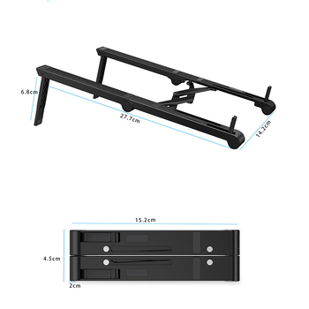 H6 αναδιπλούμενο στήριγμα για λάπτοπ, tablet και κινητό, πλαστικό, 96 g, Μοντέλο H6, Κυκλοφόρησε το 2023