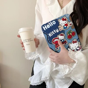 Ochranný kryt na iPad pre Apple iPad Pro a radu iPad Air — karikatúrny štýl, imitácia kože, automatické spanie/budí, magnetické prichytenie, odolné proti opotrebeniu a pádom