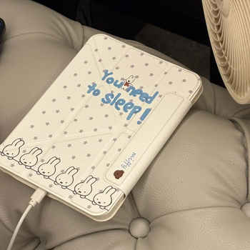 Korejskog stila Miffy zeko zaštitna maska za Apple iPad 2022, 11-inčni tablet, s pretincom za olovku i magnetskim pričvršćivanjem, za desetu generaciju