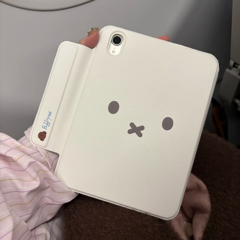 Korejskog stila Miffy zeko zaštitna maska za Apple iPad 2022, 11-inčni tablet, s pretincom za olovku i magnetskim pričvršćivanjem, za desetu generaciju