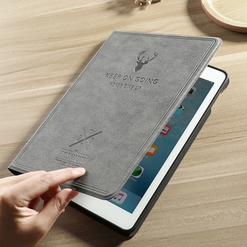 Carcasă de protecție din silicon pentru iPad Air 5/6/7, gravură în relief, protecție anti-cădere, suport pentru modul de repaus