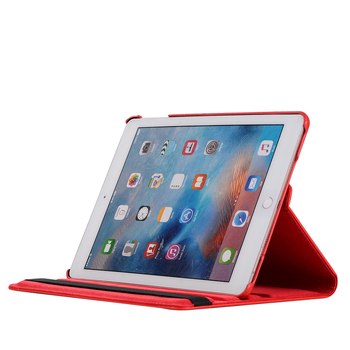 Θήκη iPad για iPad 2/3/4 με υφή litchi, περιστρεφόμενη βάση, συνθετικό δέρμα, clamshell στιλ