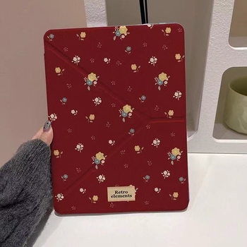 Θήκη προστασίας με καρτούν για τη σειρά Apple iPad Air — συνθετικό δέρμα, πολυλειτουργικός σχεδιασμός, προστασία από πτώσεις, λειτουργία ύπνου/ αφύπνισης, κατασκευή μέσω θερμοπρέσσας