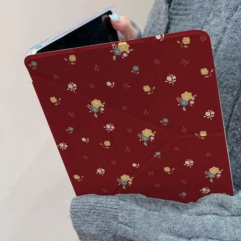 Θήκη προστασίας με καρτούν για τη σειρά Apple iPad Air — συνθετικό δέρμα, πολυλειτουργικός σχεδιασμός, προστασία από πτώσεις, λειτουργία ύπνου/ αφύπνισης, κατασκευή μέσω θερμοπρέσσας