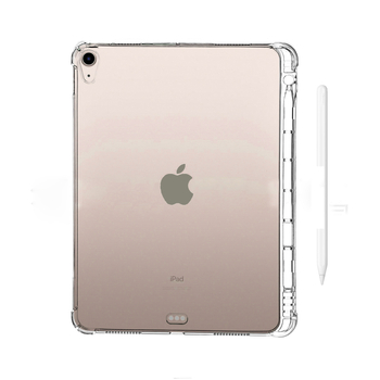 Θήκη προστασίας για Apple iPad με θήκη για γραφίδα, TPU, πλήρης κάλυψη, ανθεκτική στους κραδασμούς, φθορά και πτώσεις, κατασκευή με θερμή καμπύλωση