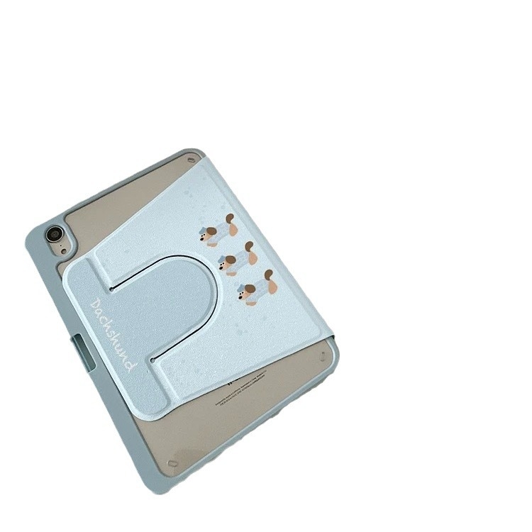 Carcasă protectoare pentru tablete Apple cu design cartoon – material PC, funcție Sleep suportată, antișoc și anti-cădere, personalizabilă