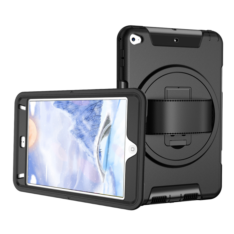 Husă de protecție pentru tabletă Apple iPad mini — TPU, antișoc, suport/stand, rezistent la uzură, presare la cald