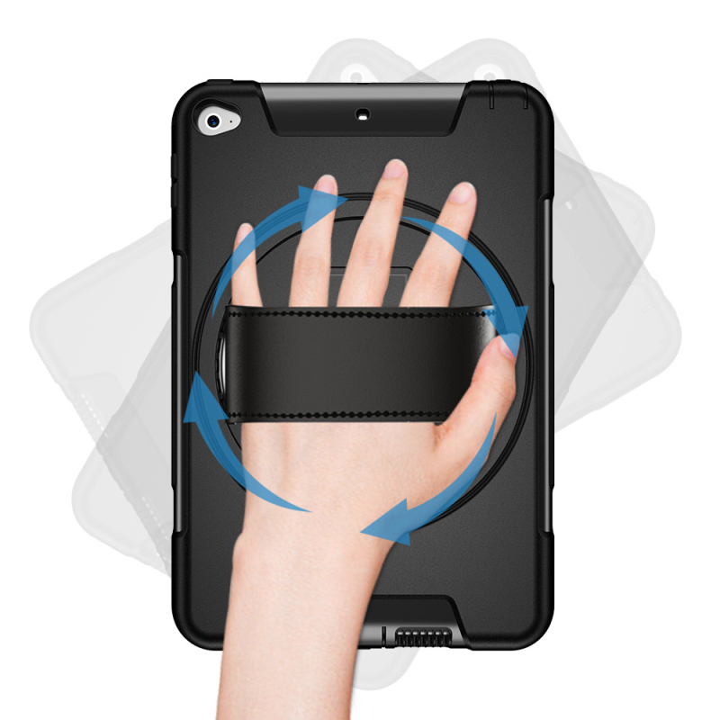 Husă de protecție pentru tabletă Apple iPad mini — TPU, antișoc, suport/stand, rezistent la uzură, presare la cald