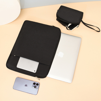 Geantă pentru laptop, impermeabilă și ultraușoară, din nylon, cu căptușeală din poliester, stil neutru, Iarna 2023