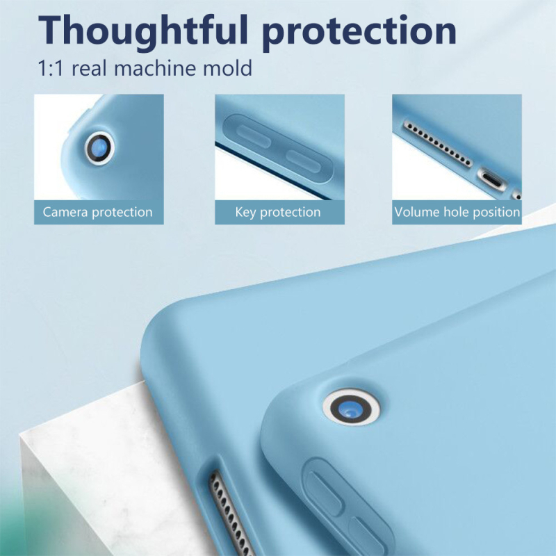 iPad защитен калъф – силиконов холстер, против изпускане, отвеждане на топлина, функция за заспиване, стил с китайски мотив