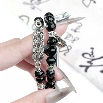 Brățară metalică Five Emperors Money DIY pentru Xiaomi Mi Band 10 și Huawei 10 Gen, NFC, interfață de 18 mm