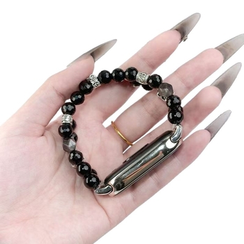 Brățară metalică Five Emperors Money DIY pentru Xiaomi Mi Band 10 și Huawei 10 Gen, NFC, interfață de 18 mm