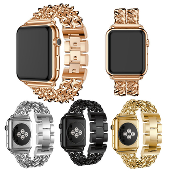 Brățară metalică pentru Apple Watch, stil fashion, interfețe 12/20/22mm, catarama, 56g