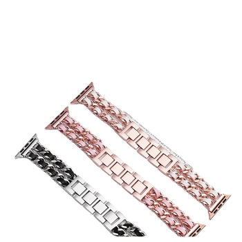Brățară metalică pentru Apple Watch, stil fashion, interfețe 12/20/22mm, catarama, 56g