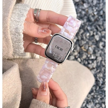 Ľahký živicový remienok pre Apple Watch, jarné-letný štýl, univerzálna kompatibilita pre Apple Watch generácie 987645SE10